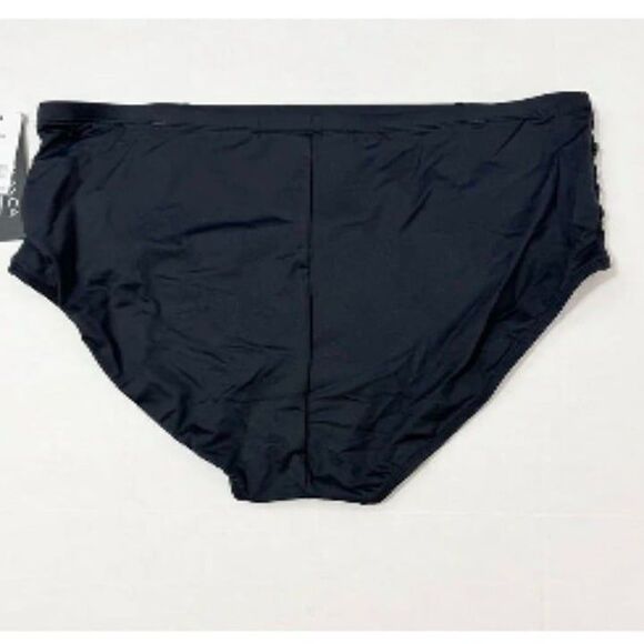 La Blanca Plus NWT Sz 18W Black Swimsuit Set - Picture 8 of 11